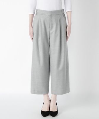 【SALE（三越）】＜ワンフォーイレブン/1411＞ サキソニークロップドパンツ(506-W4007) Lグレー 【三越・伊勢丹/公式】