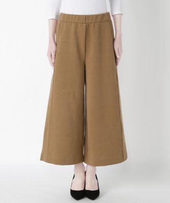 【SALE（三越）】＜ワンフォーイレブン/1411＞ ミラノリブフレアパンツ(506-W4008) ブラウン 【三越・伊勢丹/公式】
