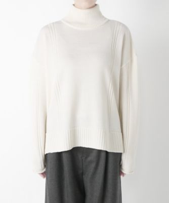 【SALE（三越）】＜ワンフォーイレブン/1411＞ タートルネックプルオーバー(506-W4007) オフホワイト 【三越・伊勢丹/公式】