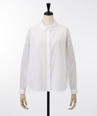 ＜STAMP AND DIARY/スタンプ アンド ダイアリー＞ バックタックブラウス ホワイト 【三越・伊勢丹/公式】