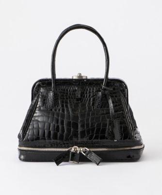 ＜ZAO（ザオー）＞ (HW2990+)マット シャムクロコダイル ブラック 【三越・伊勢丹/公式】