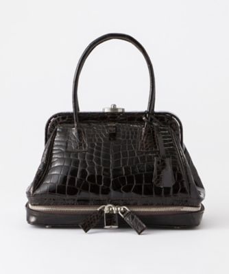 ＜ZAO（ザオー）＞ (HW2990+)マット シャムクロコダイル チョコ 【三越・伊勢丹/公式】