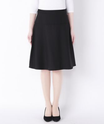 【SALE（三越）】＜マルシェアンジェリーク/MARCHE ANGELIQUE＞ 無地フレアスカート(16MSS-SK053) クロ 【三越・伊勢丹/公式】