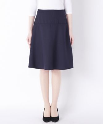 【SALE（三越）】＜マルシェアンジェリーク/MARCHE ANGELIQUE＞ 無地フレアスカート(16MSS-SK053) ネイビー 【三越・伊勢丹/公式】