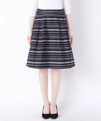【SALE（三越）】＜マルシェアンジェリーク/MARCHE ANGELIQUE＞ ボーダースカート(16MSS-SK054) グレー*ネイビー 【三越・伊勢丹/公式】