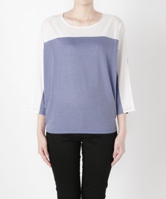 【SALE（三越）】＜マルシェアンジェリーク/MARCHE ANGELIQUE＞ カット アンド ソーン 17MSS-T005C オフ/ブルー 【三越・伊勢丹/公式】