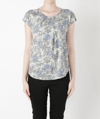 【SALE（三越）】＜マルシェアンジェリーク/MARCHE ANGELIQUE＞ プリントカット アンド ソーン 17MSS-T012A グレーケイ 【三越・伊勢丹/公式】