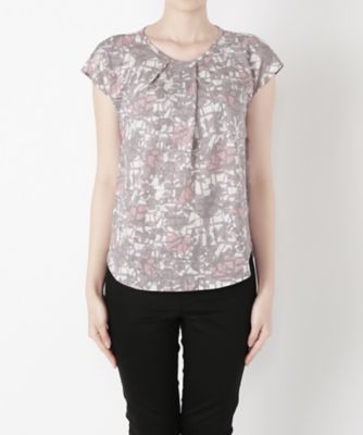 【SALE（三越）】＜マルシェアンジェリーク/MARCHE ANGELIQUE＞ プリントカット アンド ソーン 17MSS-T012A シュケイ 【三越・伊勢丹/公式】