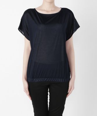 【SALE（三越）】＜マルシェアンジェリーク/MARCHE ANGELIQUE＞ バックデザインカット アンド ソーン 17MSS-T011A ネービーブルー 【三越・伊勢丹/公式】