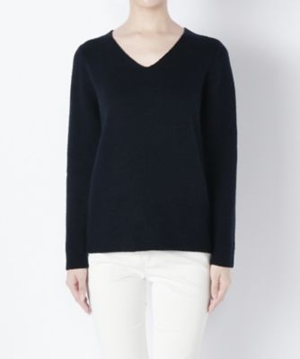 【SALE（三越）】＜マルシェアンジェリーク/MARCHE ANGELIQUE＞ Vネックプルオーバー 16FWWAPO ネイビー 【三越・伊勢丹/公式】