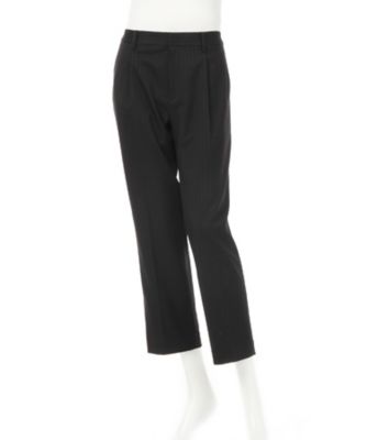 【SALE（三越）】＜マルシェアンジェリーク/MARCHE ANGELIQUE＞ 大きいサイズ ストライプタックパンツ(15MAW-PT040)(クローバー) クロ(03) 【三越・伊勢丹/公式】