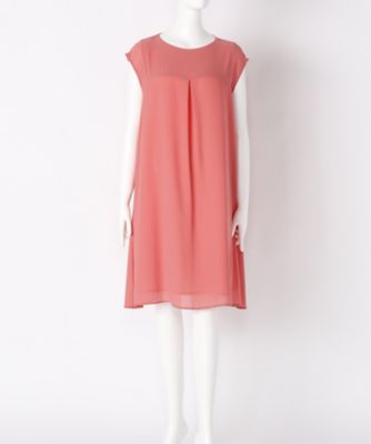 【SALE（三越）】＜マルシェアンジェリーク/MARCHE ANGELIQUE＞ 大きいサイズ 無地ワンピース(16MSS-OP051)(クローバー/グレース) ピンク 【三越・伊勢丹/公式】