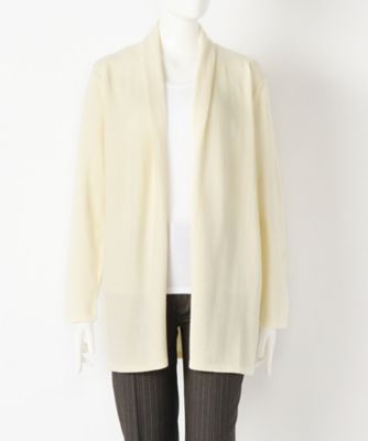【SALE（三越）】＜マルシェアンジェリーク/MARCHE ANGELIQUE＞ 大きいサイズ 着流し綿カーディガン(16MSS-NT044)(クローバー/グレース) オフシロ 【三越・伊勢丹/公式】