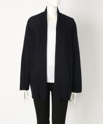 【SALE（伊勢丹）】＜ローブリッヂ＞ 大きいサイズ &starf;綿混ミドルゲージニット トッパー(LA-1101B)(クローバー) ネイビー(75) 【三越・伊勢丹/公式】
