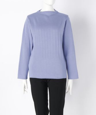 【SALE（伊勢丹）】＜ローブリッヂ＞ 大きいサイズ &starf;綿混12Gニット ボトルネックセーター(LA-1100B)(クローバー) アイリス(8001) 【三越・伊勢丹/公式】