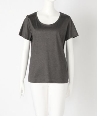 【SALE（伊勢丹）】＜マルシェアンジェリーク/MARCHE ANGELIQUE＞ 大きいサイズ カット アンド ソーン(17MSS-T016B)(クローバー) グレーカーキ 【三越・伊勢丹/公式】