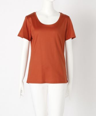 【SALE（伊勢丹）】＜マルシェアンジェリーク/MARCHE ANGELIQUE＞ 大きいサイズ カット アンド ソーン(17MSS-T016B)(クローバー) オレンジ 【三越・伊勢丹/公式】