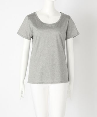 【SALE（伊勢丹）】＜マルシェアンジェリーク/MARCHE ANGELIQUE＞ 大きいサイズ カット アンド ソーン(17MSS-T016B)(クローバー) グレー 【三越・伊勢丹/公式】
