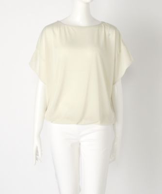 【SALE（伊勢丹）】＜マルシェアンジェリーク/MARCHE ANGELIQUE＞ 大きいサイズ カット アンド ソーン(17MSS-T011A)(クローバー) クリーム 【三越・伊勢丹/公式】