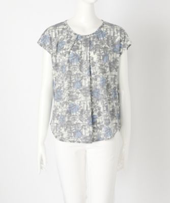 【SALE（伊勢丹）】＜マルシェアンジェリーク/MARCHE ANGELIQUE＞ 大きいサイズ カット アンド ソーン(17MSS-T012A)(クローバー) グレー系 【三越・伊勢丹/公式】