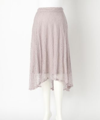 【SALE（伊勢丹）】＜Human 2nd Occasion＞ 大きいサイズ &starf;レースフィッシュテールスカート(71-1821)(クローバー) ピンク 【三越・伊勢丹/公式】
