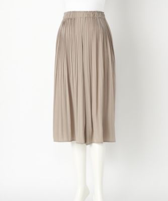 【SALE（伊勢丹）】＜Human 2nd Occasion＞ 大きいサイズ &starf;サテンプリーツスカーチョ(71-1976)(クローバー) ピンク 【三越・伊勢丹/公式】