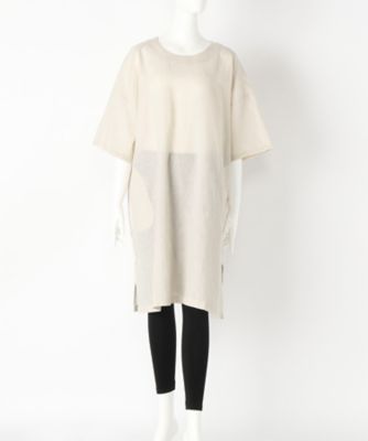 【SALE（伊勢丹）】＜indigo＞ 大きいサイズ &starf;綿麻ミックスカラーワンピース(G17307F)(クローバー) ベージュ(33) 【三越・伊勢丹/公式】