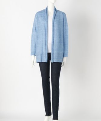 【SALE（伊勢丹）】＜ママファクトリー/MAMA factory＞ 大きいサイズ &starf;ロングカーディガン(OHJ-7206-G)(クローバー) ブルー(70) 【三越・伊勢丹/公式】