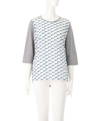【SALE（伊勢丹）】＜H・PORT＞ 大きいサイズ &starf;飛びネコ柄カット アンド ソーン(6159W)(クローバー) グレー 【三越・伊勢丹/公式】