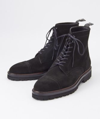 ＜ダブルエイチ＞ ブーツ(WH/BOOTS) ブラックスエード 【三越・伊勢丹/公式】