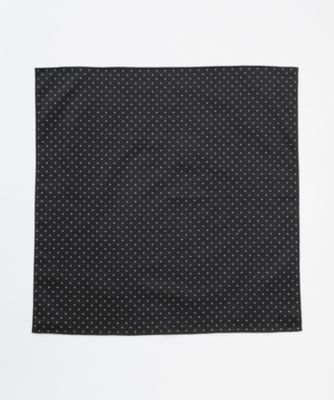 ＜イングラード/INGRADO＞ ハンカチ(TD) 004・ブラック 【三越・伊勢丹/公式】