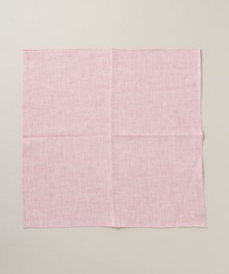 ＜イングラード/INGRADO＞ リネンハンカチ(9635) 4・ピンク 【三越・伊勢丹/公式】