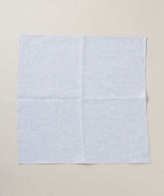 ＜イングラード/INGRADO＞ リネンハンカチ(9635) 2・サックス 【三越・伊勢丹/公式】