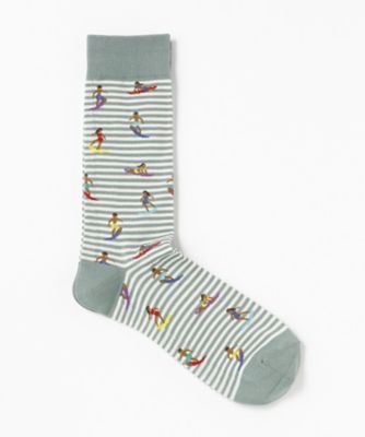 【SALE（伊勢丹）】＜マルコモンド＞ 【S】カジュアルソックス(SC17-017-3) グリーン 【三越・伊勢丹/公式】