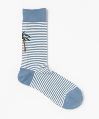 【SALE（伊勢丹）】＜マルコモンド＞ 【S】カジュアルソックス(SC17-018-3) ブルー 【三越・伊勢丹/公式】