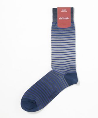 【SALE（伊勢丹）】＜マルコリアーニ＞ 【S】カジュアルソックス(3619T) 091・ブルー 【三越・伊勢丹/公式】