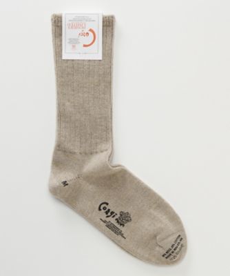 ＜コーギー＞ カジュアルソックス(80-30-2032) ベージュ 【三越・伊勢丹/公式】