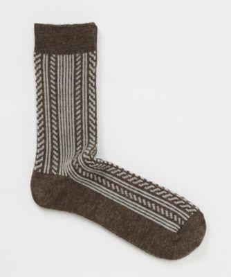 ＜マルコモンド＞ カジュアルソックス(SC17A-009-2) ブラウン 【三越・伊勢丹/公式】