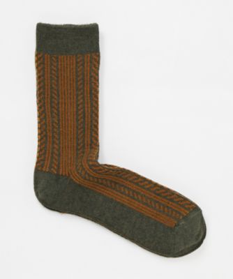 ＜マルコモンド＞ カジュアルソックス(SC17A-009-2) カーキ 【三越・伊勢丹/公式】