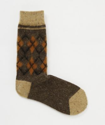 ＜マルコモンド＞ カジュアルソックス(SC17A-012-2) ブラウン 【三越・伊勢丹/公式】