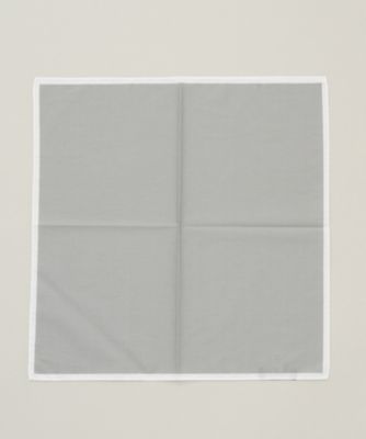 ＜ガリエニ＞ ハンカチ(XCS22508) グレー/ホワイト 【三越・伊勢丹/公式】