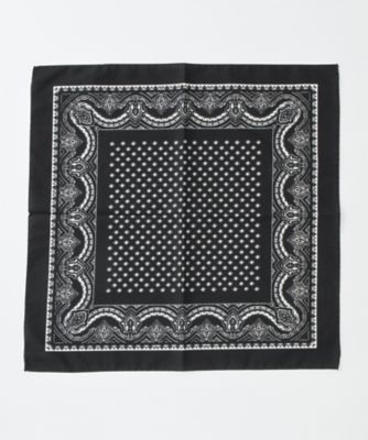 ＜ガリエニ＞ ハンカチ(XCS22510) ブラック 【三越・伊勢丹/公式】