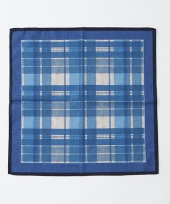 ＜ガリエニ＞ ハンカチ(XCS22511) ブルーマルチ 【三越・伊勢丹/公式】