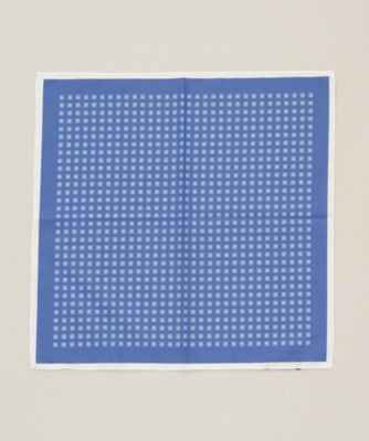 ＜ガリエニ＞ ハンカチ(XCS22512) ブルー/ホワイト 【三越・伊勢丹/公式】