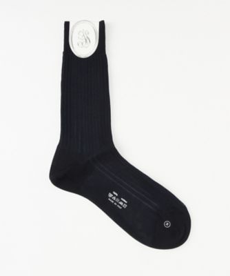 ＜ソッツィ＞ ビジネスソックス(103491) 041・ネイビーxブルー 【三越・伊勢丹/公式】