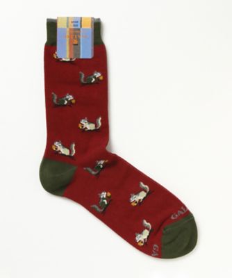 ＜ガロ＞ カジュアルソックス(AP503327) 13725・ワイン 【三越・伊勢丹/公式】