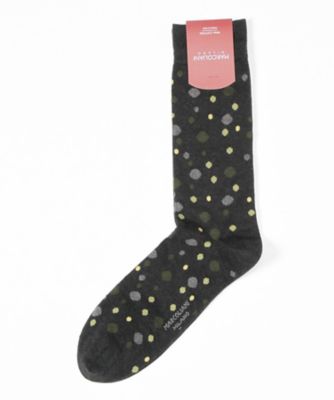 ＜マルコリアーニ＞ カジュアルソックス(4038T) 094・オリーブマルチ 【三越・伊勢丹/公式】