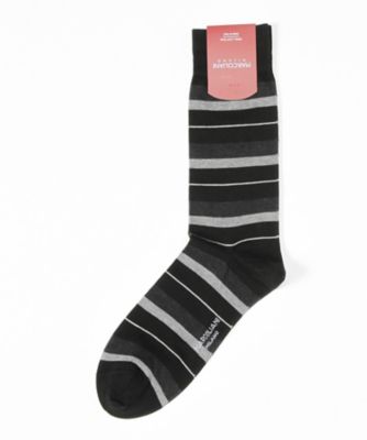 ＜マルコリアーニ＞ カジュアルソックス(3525T) 007・ブラックマルチ 【三越・伊勢丹/公式】