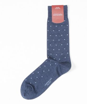 ＜マルコリアーニ＞ カジュアルソックス(3594T) 130・ネイビー／ブルー 【三越・伊勢丹/公式】