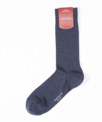 ＜マルコリアーニ＞ カジュアルソックス(3816T) 285・ブルー 【三越・伊勢丹/公式】